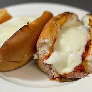 SAUSAGE  MEATBALLS   PARM  HERO