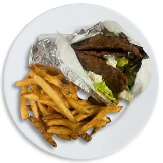 BEEF & LAMB GYRO WITH FRIES